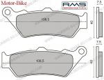 НАКЛАДКИ ЗА ДИСКОВА СПИРАЧКА ПРЕДНИ ЗА АПРИЛИЯ PEGASO 650 (RMS) - БМВ / ДУКАТИ / ХОНДА / КТМ / МОТО ГУЦИ / ТРИУМФ / ЯМАХА-1