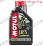 МАСЛО MOTUL 4T 15W-50 5100 ПОЛУСИНТЕТИКА 1л-1